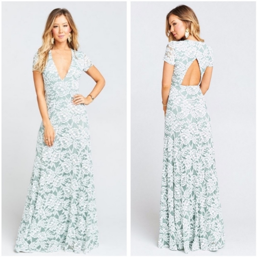SHOW ME YOUR MUMU Eleanor Lovers Lace Maxi Dress